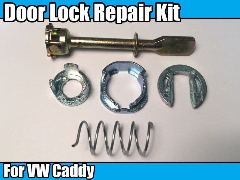 Door Lock Repair Kit for VW Caddy Mk2 Set Left & Right Barrel Lock