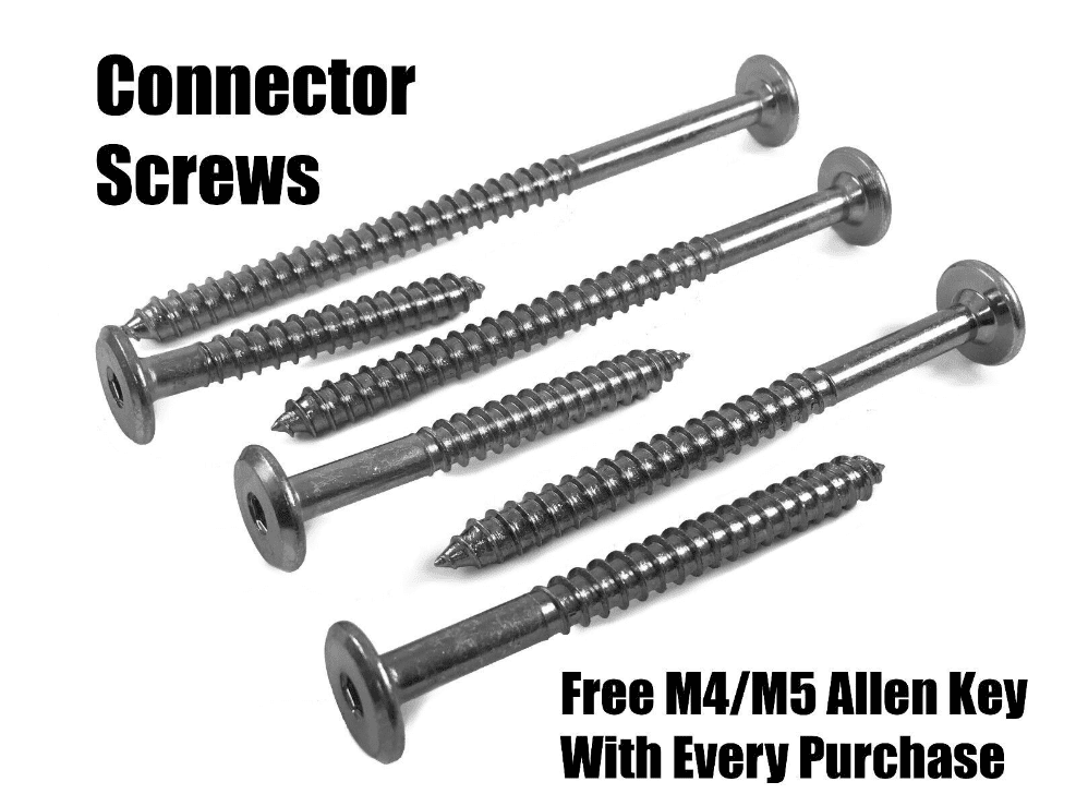 Hex Drive Furniture Fixing Connector Screw for Wood Beds Cots