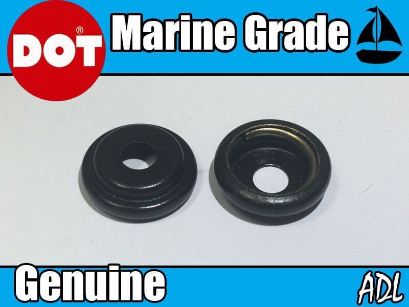 Dot Socket Press Fastener Boat Canopy Cover Snap Stud Marine Black