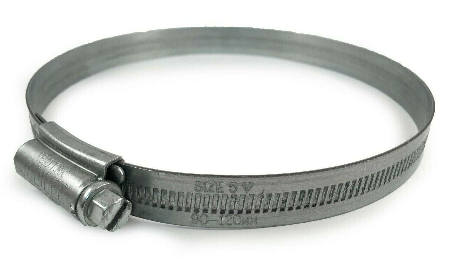 Genuine Original Jubilee Clips Steel Hose Pipe Clamps Worm Drive 90mm