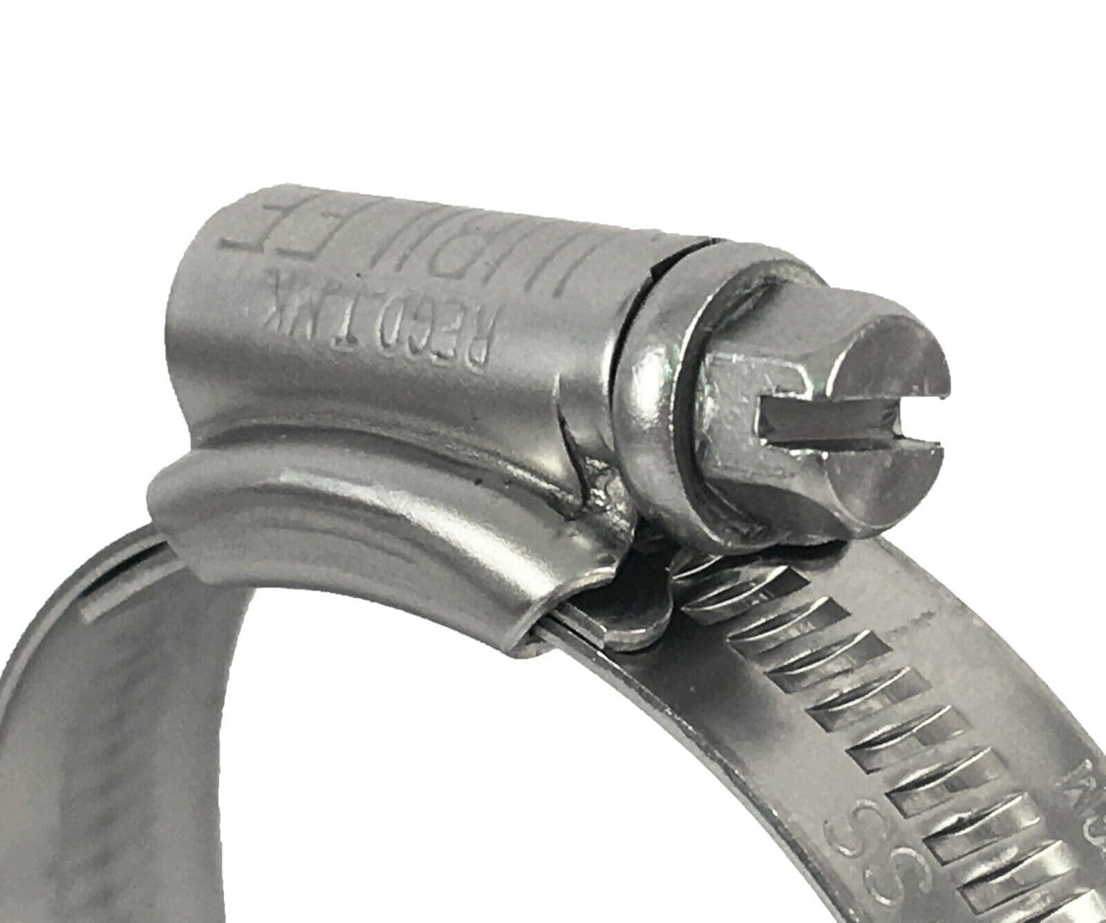 thumbnail image 2 of Assorted Stainless Steel Worm Drive Hose Clips - Radiator, Heater, Pipe Clamps - Sizes From 9mm To 165mm 2 of 2