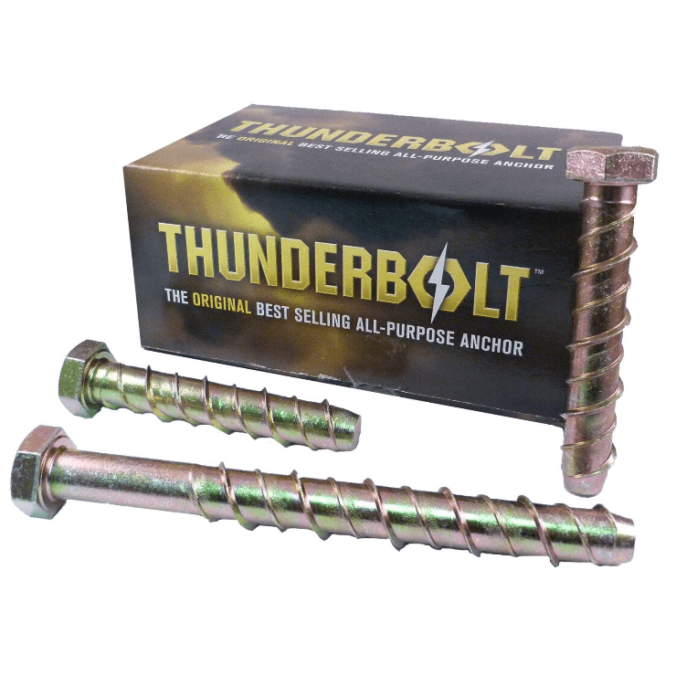 M12 Hex Head Bolt Thunderbolt Masonry Concrete Brick Anchor Screw
