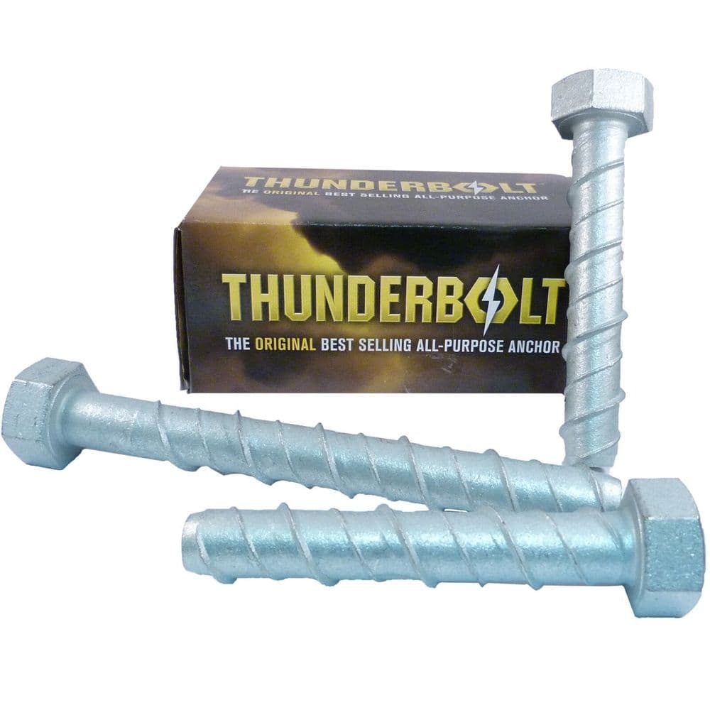 M16 Hex Head Bolt New Genuine Thunderbolt Masonry Concrete Brick Anchor Screw