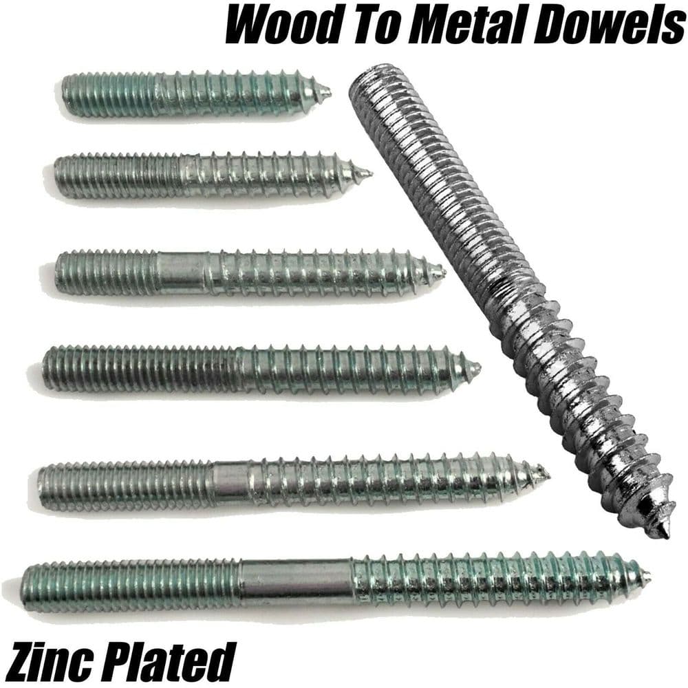 M5 M6 Standard Wood To Metal Dowels Double Ended Threaded Furniture Screws