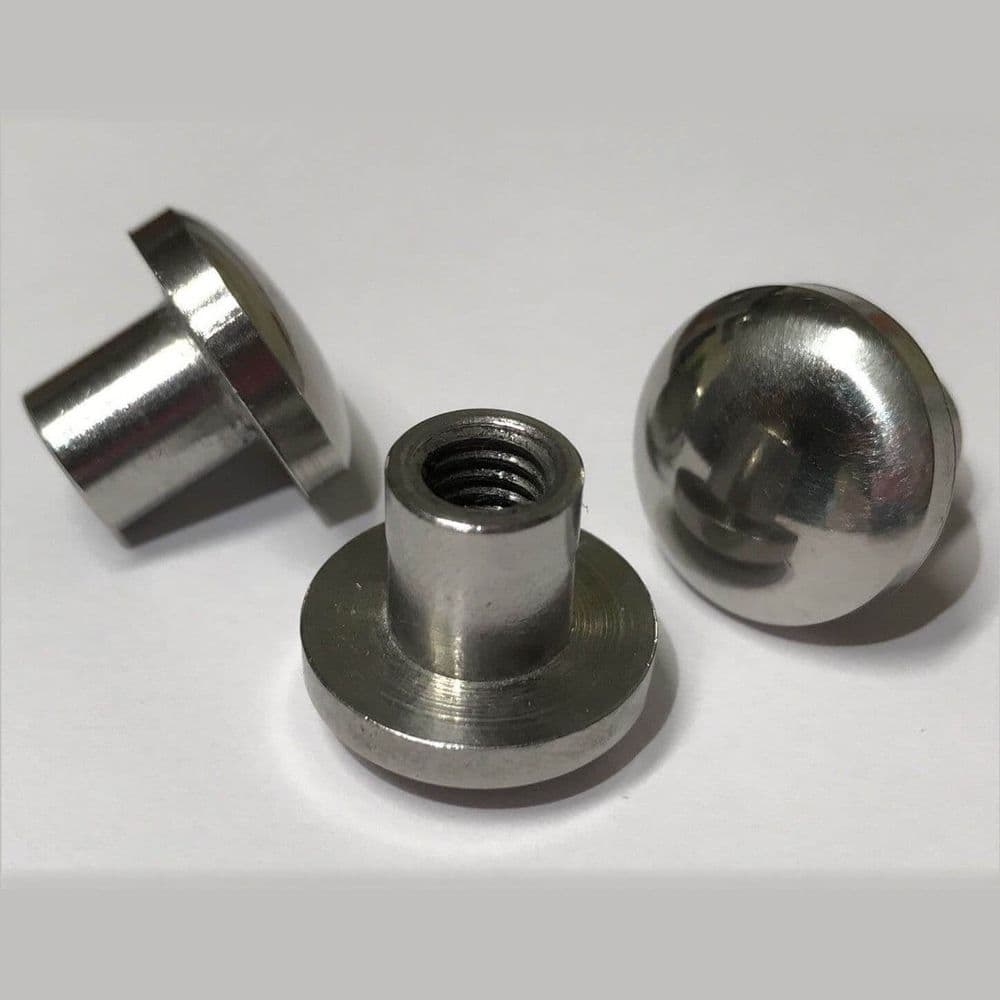 M6 x 9mm STAINLESS STEEL Smooth Dome Connector Cap Nuts Furniture