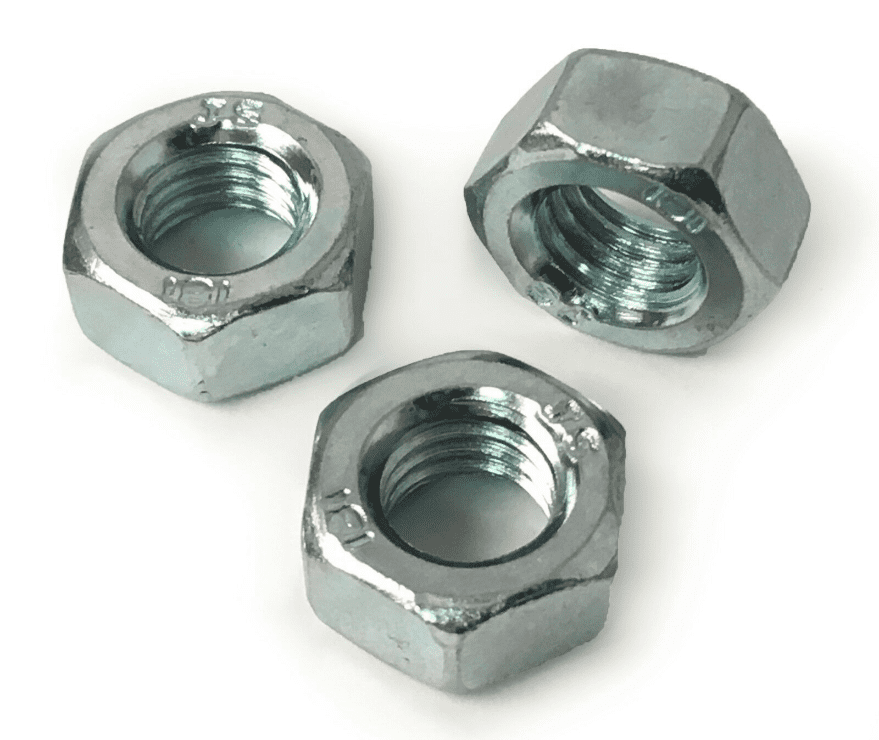 M8 Furniture Connector Bolts with Half Moon Luna Washer & Hex Nuts