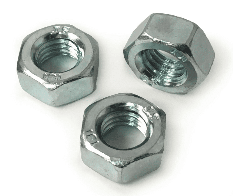 M8 Half Moon Luna Unthreaded Washers & Hex Nuts for Bunk Beds Cots