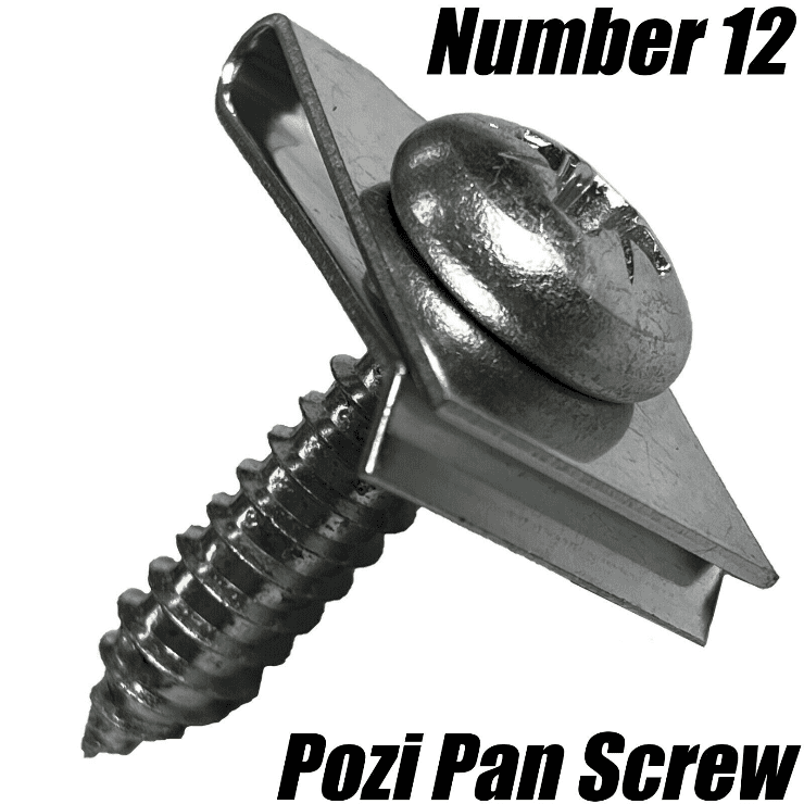 Zinc Plated Speed Clips (U-Nuts / Spire Clips) - Assorted Sizes No4 To No14, Round, For Quick Fastening