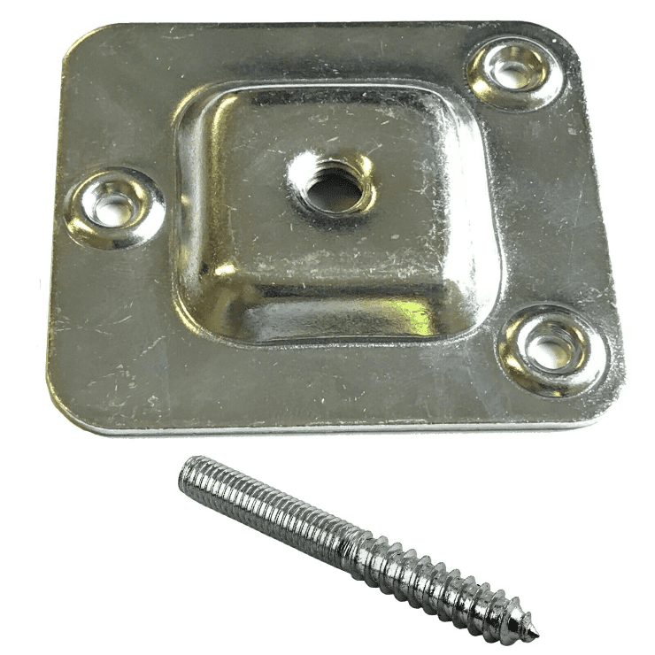 Single Table Chair Sofa Leg Mounting Plate Level Flat Wood To Metal