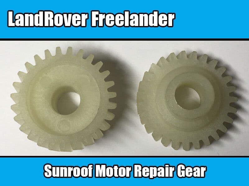 Sunroof Motor Gear for Land Rover Freelander Repair Kit Replacement No 1 White