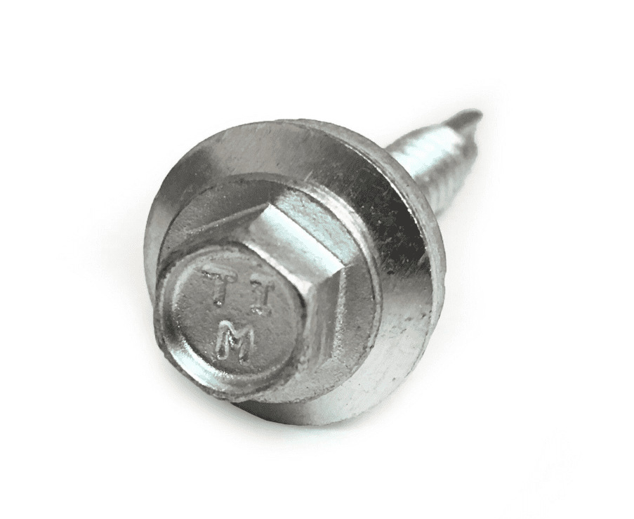 Viti Autoforanti Per Tetto Timco - Testa Esagonale, Sezione TEK Pesante, Acciaio Zincato Scatola 100 - Foto 14