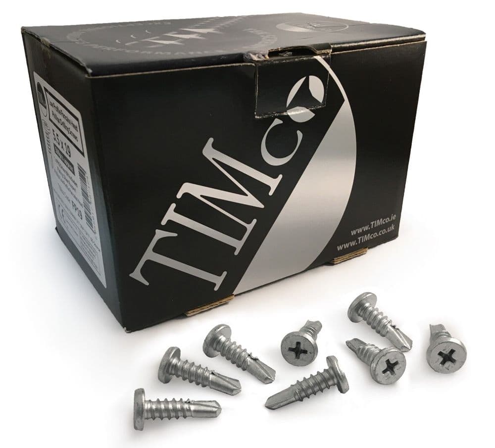 Grabber | 10 x 1-1/2-in Phillips, Pancake Head, Fine Thread, Tek 3 Drill Point 410 Stainless Steel Screws (Bulk Grabber | 10 x 1-1/2-in Phillips, Pancake Head, Fine Thread, Tek 3 Drill Point 410 Stainless Steel Screws (Bulk