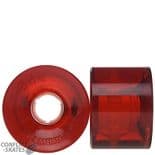 3DM "Cambria" Skateboard Wheels 80a 62mm RED Longboard Slalom  Transport