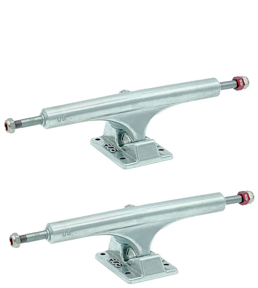 ACE TRUCKS "AF1 80" Skateboard trucks 10" POLISHED 187mm Pair