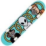 ALIEN WORKSHOP "Missing Link" Complete Skateboard 7.75" x 31" SKY BLUE Park Street Ramp AWS