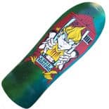 ALVA "Caged Monkey" Eddie Reategui Skateboard Deck 1989 Original NOS GREEN BLUE FADE