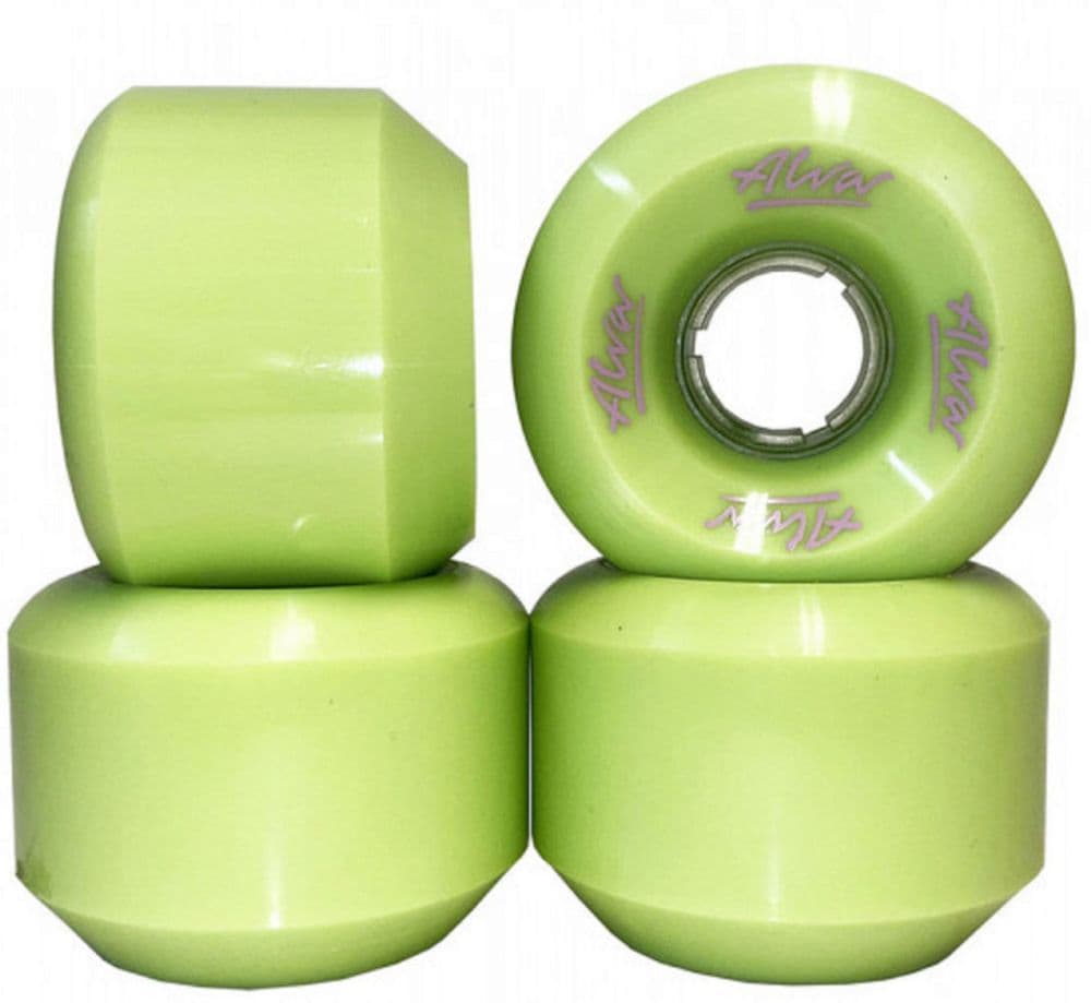 ALVA "Conical" Skateboard Wheels 59mm 101a GUAC GREEN Pool Park Ramp