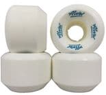 ALVA "Conical" Skateboard Wheels 59mm 88a WHITE Pool Park Ramp Old Skool Hybrid