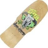 ALVA "Cow Skull" John "Tex" Gibson Skateboard Deck  10.25" 1980s Original NOS Old Skool  NATURAL