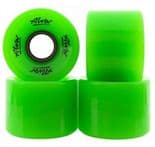 ALVA "Cruiser" 60mm 83a Skateboard Wheels LIME GREEN 1970s Cruise Transport