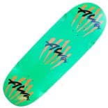 ALVA "Egg - Tripple Scratch" Skateboard Deck 10.625" x 33" GREEN / ORANGE Old Skool