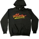 ALVA "Fade Logo" Skateboard Hood Sweatshirt Black M L XL XXL Tony Alva Old Skool