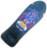 ALVA "High Rider" Chris Cook Mini  Skateboard Deck 1980s Original NOS Old Skool BLACK