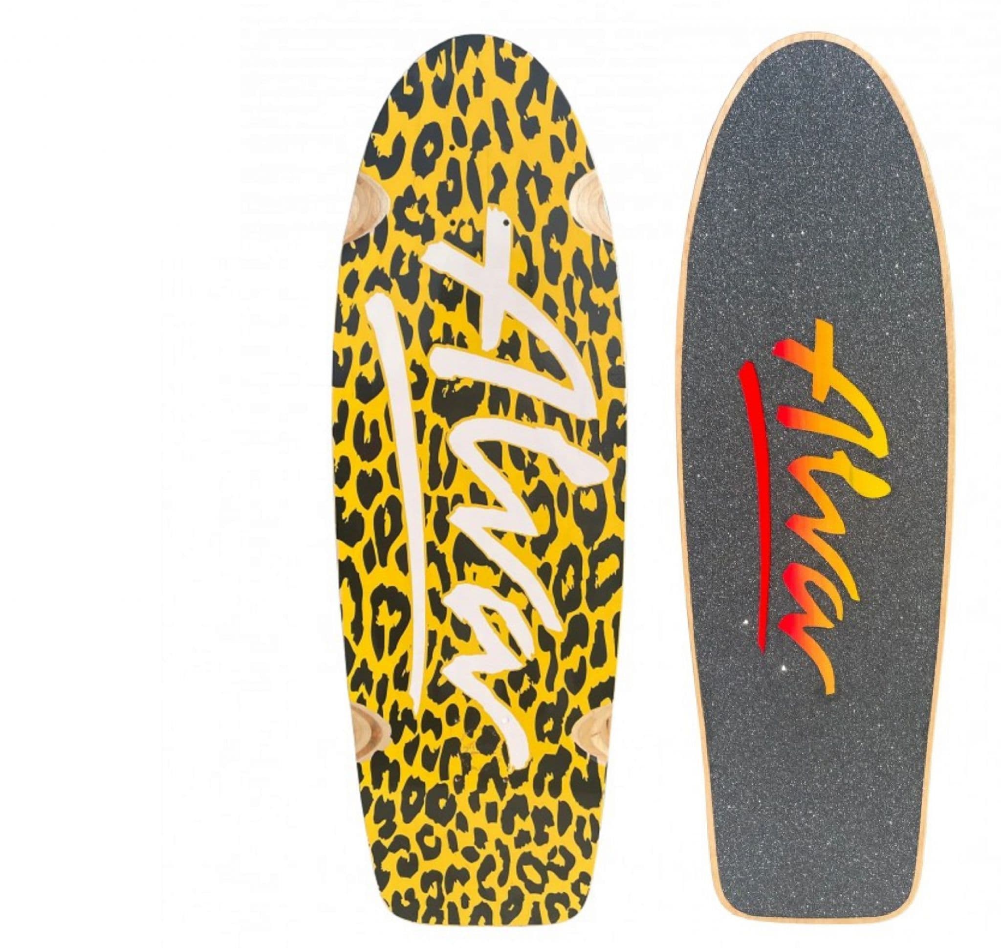 アルバ　LEOPARD REISSUE - RED &amp; WHITE  デッキ アルバ LEOPARD REISSUE - RED & WHITE デッキ（アルバ LEOPARD