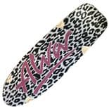 ALVA "Lost '79 Leopard" Skateboard Deck 9.5" x 30" SILVER PINK Old Skool 1970s + Griptape