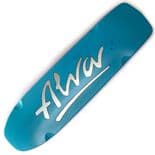 ALVA "Short Stuff" Skateboard Deck 10" x 36.25" Longboard Slide Pool Park BLUE Tony Alva