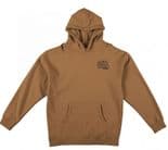 ANTI HERO "Lil Black Hero Outline" Skateboard Hood Sweatshirt  BROWN S or M Hoodie Sweat