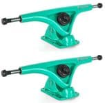 BEAR "Grizzly 852 Gen 5" Skateboard Trucks Longboard Freeride 181mm 52deg TEAL BLUE  Slide Carve