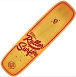 BLAST SKATES "Roller Surfer" Ben Koppl Pro Skateboard Deck 8.5" x 31.75" 14.25" WB YELLOW