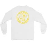 BLAST SKATES "Round Logo" Skateboard  T-Shirt WHITE  M L XL  Long  Sleeve Tee ENGLAND LST
