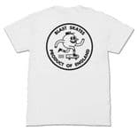 BLAST SKATES "Round Logo" Skateboard  T-Shirt WHITE S M only  Short Sleeve Tee ENGLAND