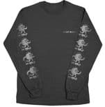 BLAST SKATES "Shine Logo" Skateboard  T-Shirt BLACK  M L XL  Long  Sleeve Tee ENGLAND LST