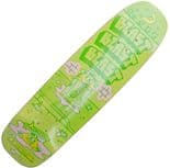 BLAST SKATES "Wild in the Streets - Shaped" Skateboard Deck 8.7" x 32.35" 14.5" WB Park Street GREEN