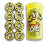 BLAST SKATES "Zippy Puppies" Skateboard Bearings ABEC 9 YELLOW 608 8mm