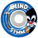 BLIND "Reaper Impersonator" Skateboard Wheels 51mm 99a Park Street  WHITE / BLUE