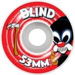 BLIND "Reaper Impersonator" Skateboard Wheels 53mm 99a Park Street  WHITE / RED
