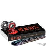 BONES "Bearings - Reds" Skateboard BEARINGS 608  Sets of 8 Speed