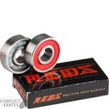 BONES "Bearings - Reds SWRB" Skateboard BEARINGS 608  Pack of 2  Single Wheel 8mm