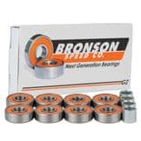 BRONSON SPEED CO "G2" Skateboard Bearings x8 608 8mm Longboard Old Skool