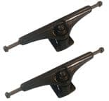 BULLET 185 BLACK Skateboard Trucks 10" Wide Longboard Old Skool 185mm