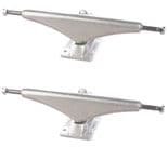 BULLET 185 SILVER Skateboard Trucks 10" Wide Longboard Old Skool 185mm