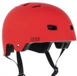 BULLET "Deluxe"  Skateboard Roller Derby Scooter BMX Helmet MATT RED   protection