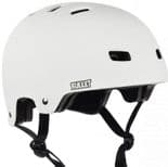 BULLET "Deluxe"  Skateboard Roller Derby Scooter BMX Helmet MATT WHITE   protection
