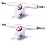 CALIBER II "Fifty" Skateboard Trucks Longboard Freeride 10" 184mm 50deg RAW