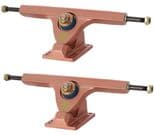 CALIBER II "Fifty" Skateboard Trucks Longboard Freeride 10" 184mm 50deg SATIN CORAL