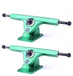 CALIBER II "Fifty" Skateboard Trucks Longboard Freeride 10" 184mm 50deg SATIN GREEN